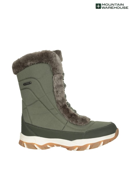 Mountain Warehouse Green Womens Ohio Snow Boots (AT4121) | €91