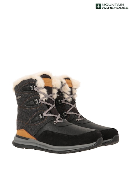 Коричневый - Mountain Warehouse Womens Ice Crystal Waterproof Snow Boots (AT4133) | €106