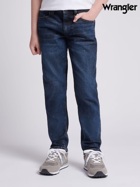 Wrangler Sky Blue Straight Fit Boys Jeans (AT4154) | $55 - $66