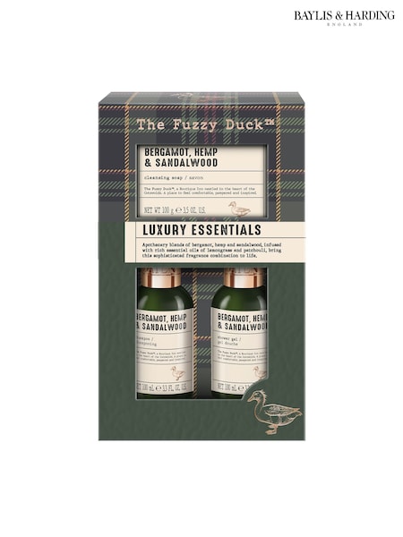 Baylis & Harding The Fuzzy Duck Bergamot Hemp Sandalwood Luxury Essentials Gift Set