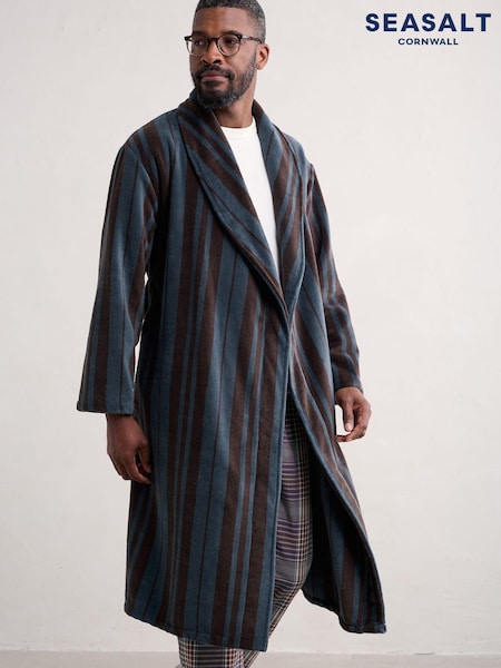 Seasalt Cornwall Black Multi Mens Rosemergy Robe (AT4242) | AED198