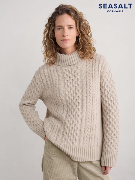 Seasalt Cornwall Natural Pine Forest Jumper (AT4401) | €154