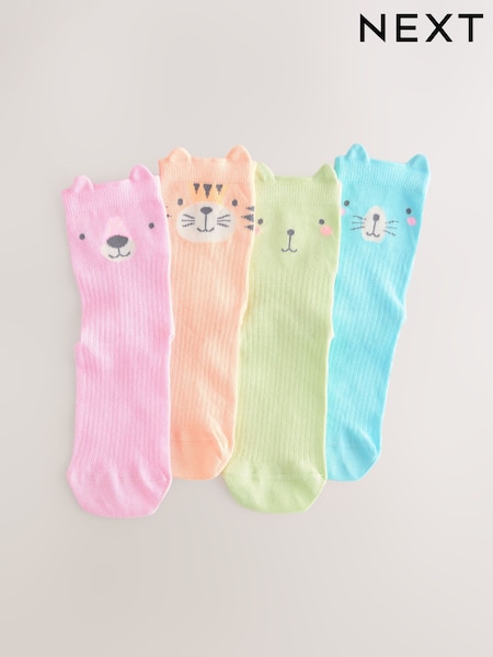 Mehrfarbig - 4 Pack Cotton Rich Character Ankle Socks (AT4457) | 9 € - 12 €