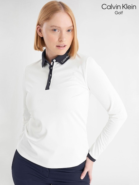 Calvin Klein Golf Whitney L/Sleeve Polo Shirt (AT4482) | €36