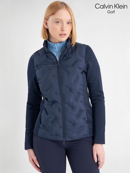 Calvin Klein Golf Blue Caddo Sonic Welding Jacket (AT4487) | AED291