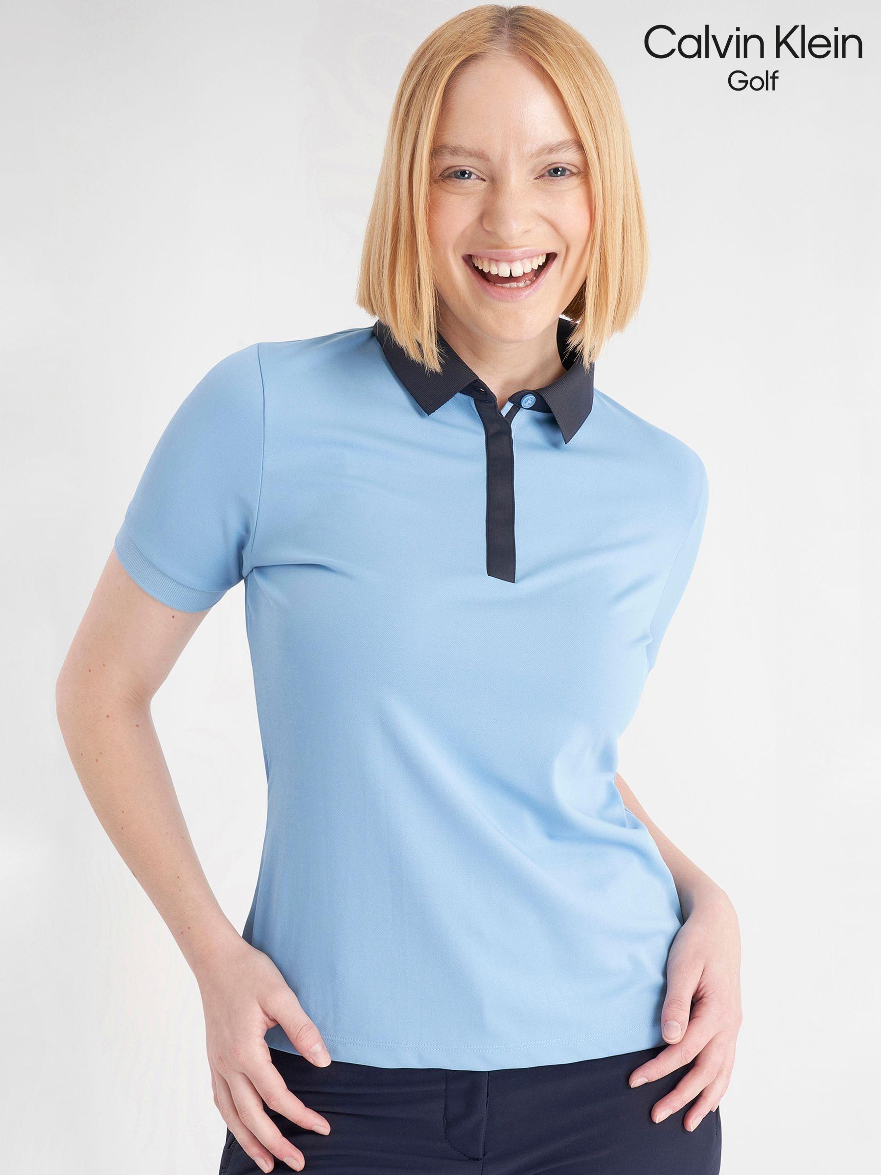 Calvin klein women's polo shirt outlet