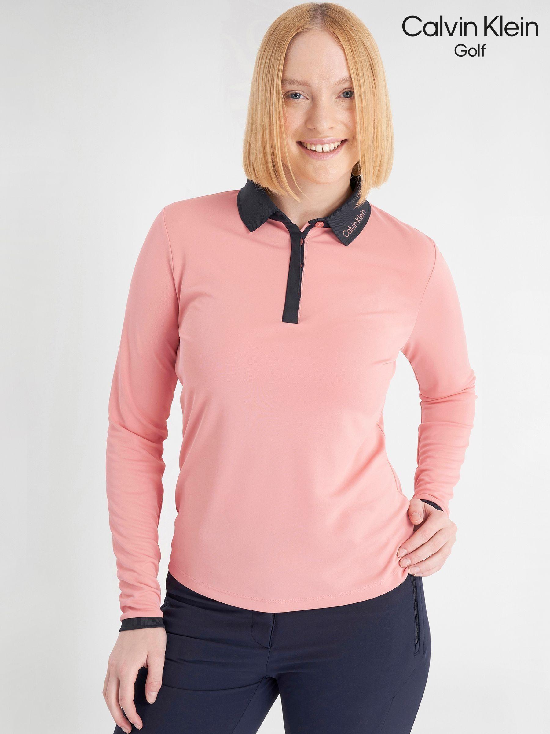 Women s Calvin Klein Golf Plain Long Sleeve Sportswear Tops Next Ukraine