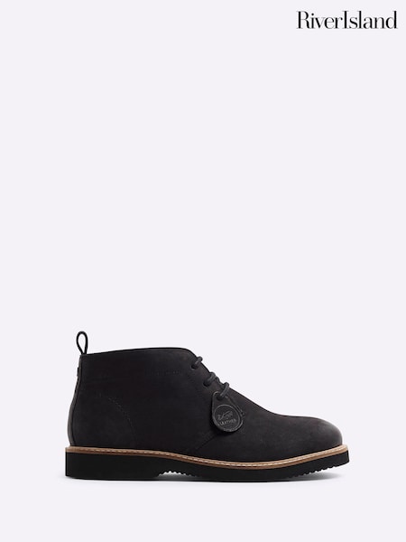 River Island Leather Chukka Boots (AT4601) | kr812