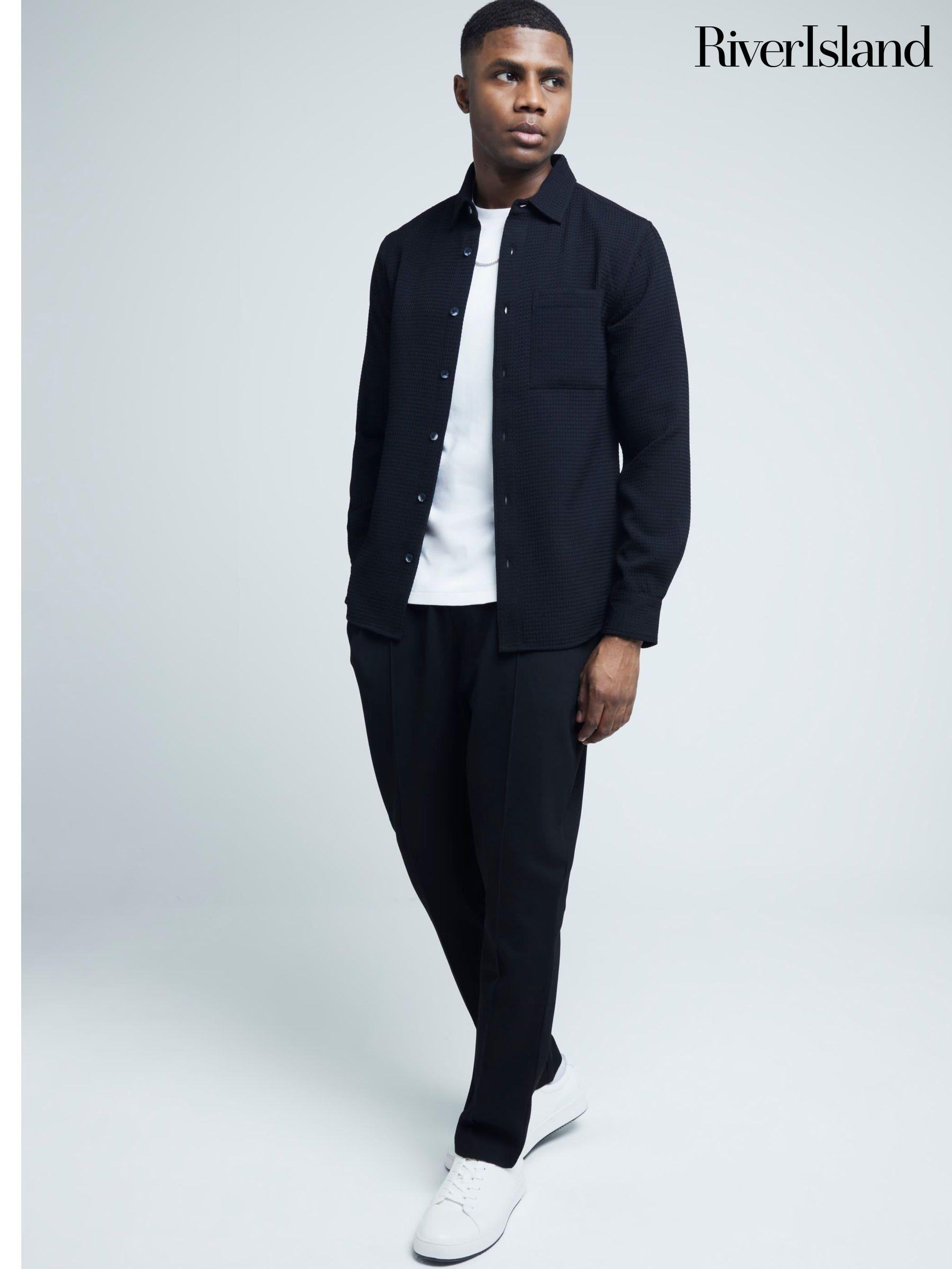River island mens casual shirts sales
