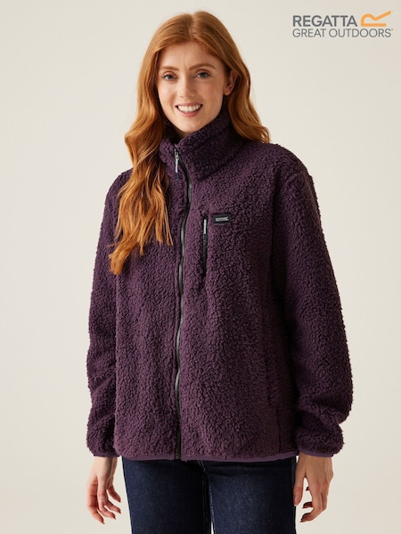 Regatta Purple Ria Zip Through Fleece (AT4664) | €27