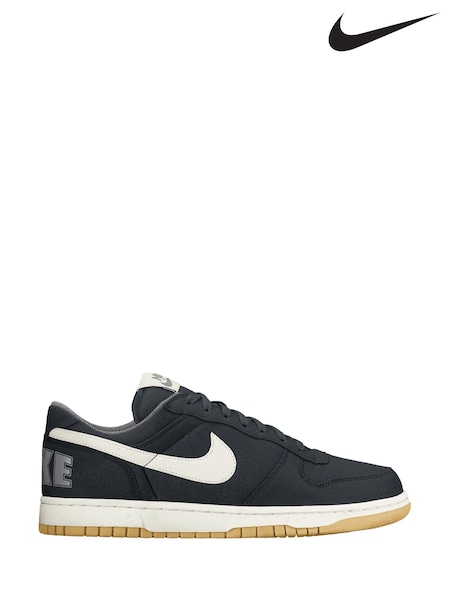 Nike Black/Ecru Big Nike Low Trainers (AT5001) | €113