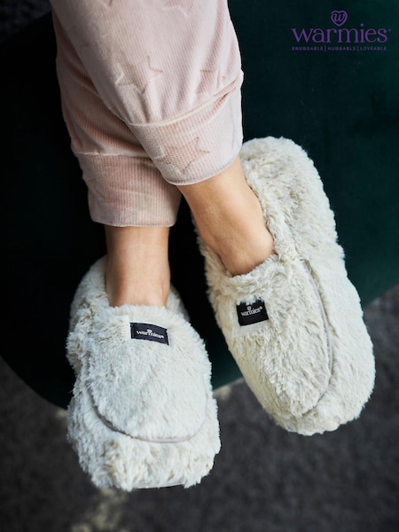 Warmies Heatable Luxury Slippers Almond Gift Set (AT5107) | €36