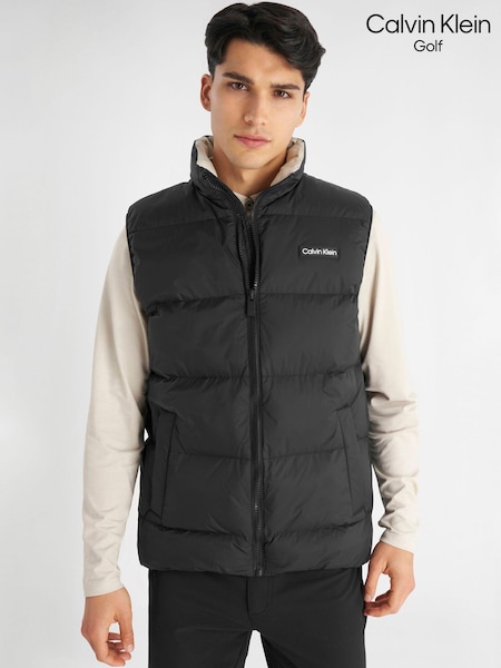 Calvin Klein Golf Winnsboro Padded Black Gilet (AT5228) | €157
