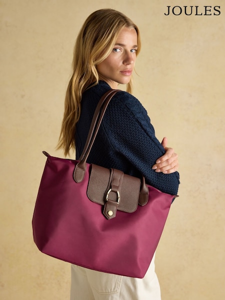 Joules Edie Berry Red Shopper bag (AT5273) | €49.95