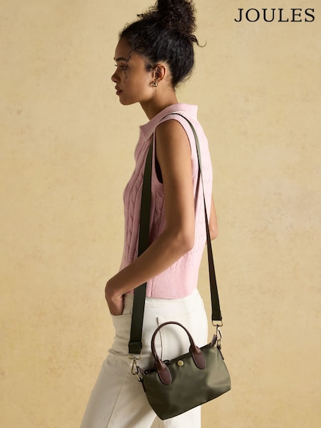 Joules Edie Khaki Green Cross Body Bag (AT5275) | R$ 285
