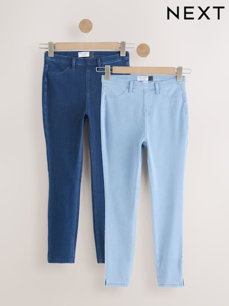 Выбеливаемый/темный - Cropped Jersey Leggings 2 Pack (AT5295) | €41