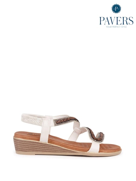 Pavers Embellished Wedge Sandals (AT5302) | R$ 295