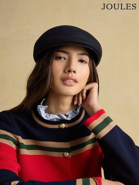 Joules Abingdon Navy Flat Cap (AT5370) | R$ 385