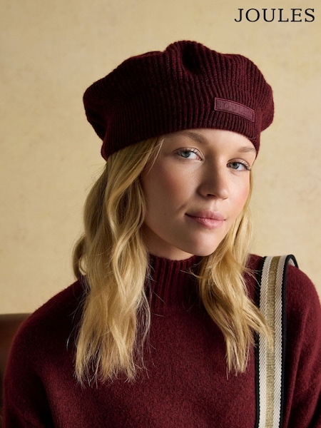 Joules Joelle Berry Red Beret (AT5379) | €27