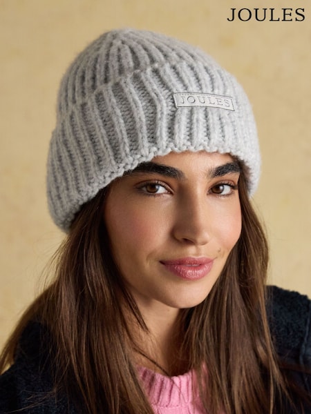 Joules Rosa Grey Beanie Hat (AT5393) | R$ 190
