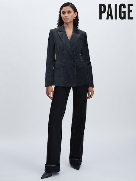 Paige Velvet Double Breasted Blazer (AT5440) | €583