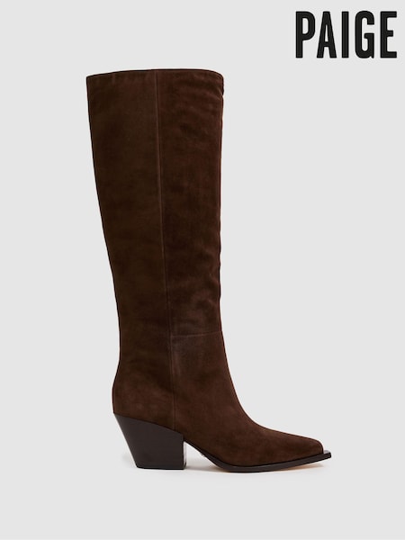 Paige Suede Knee-High Boots (AT5455) | ₪2,489