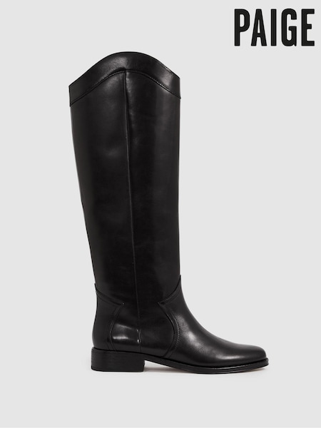 Paige Leather Knee-High Riding Boots (AT5458) | ₪2,640