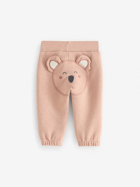 Benetton Baby Animal Print Fleece 100% Cotton Leggings (AT5468) | $30