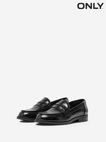 Black - Only Classic Flat Loafers