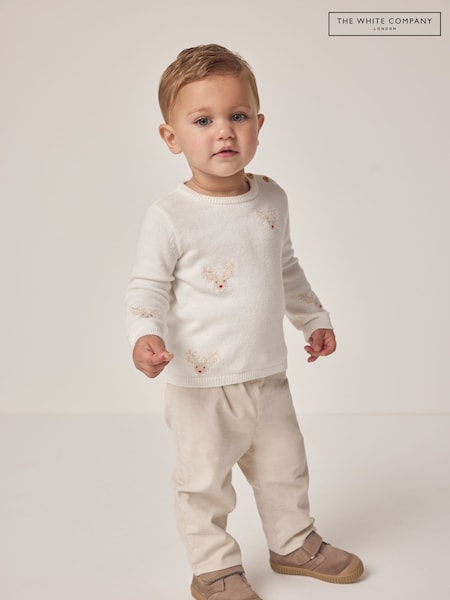 The White Company Wool Jingles White Jumper (AT5819) | €45 - €48