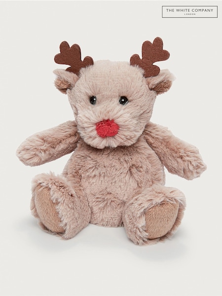 The White Company Small Natural Jingles Reindeer Plush Toy (AT5823) | €17.50