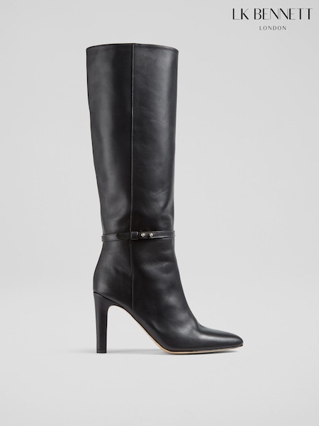 LK Bennett Caterina High Slim Block Stiletto Boots (AT6021) | 428 €