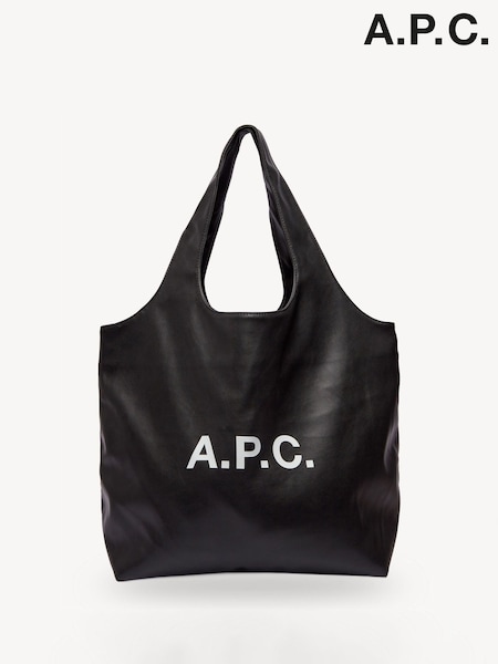 A.P.C. Black Ninon Tote Bag (AT6064) | AED1,543