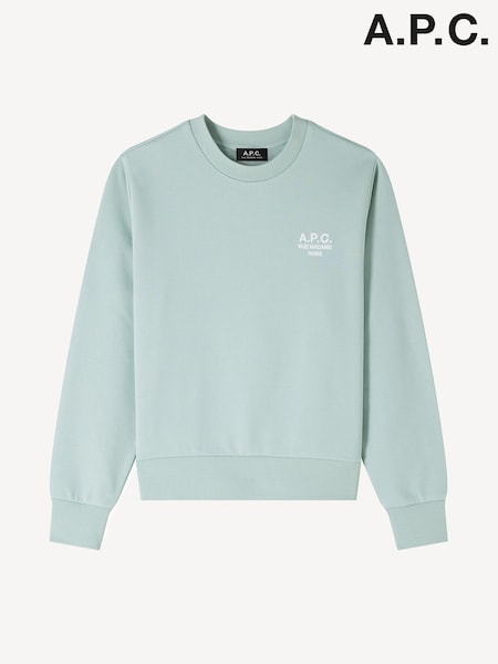 A.P.C. Green Rue Madame Standard Sweatshirt (AT6072) | R$ 2.125