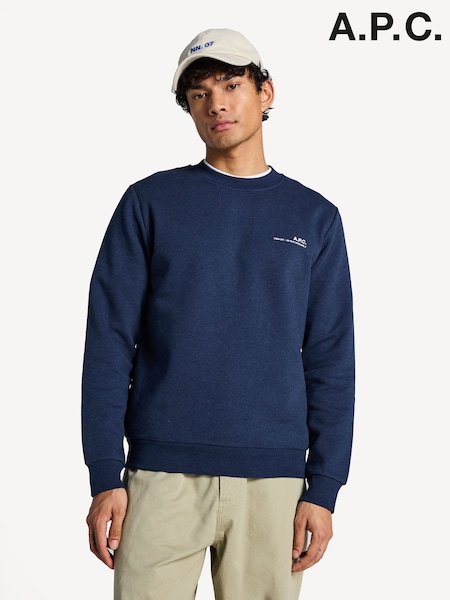 A.P.C. Blue Standard Item Sweater (AT6080) | AED1,194