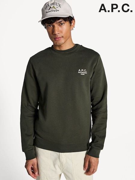 A.P.C. Green Rue Madame Standard Sweatshirt (AT6114) | R$ 2.220