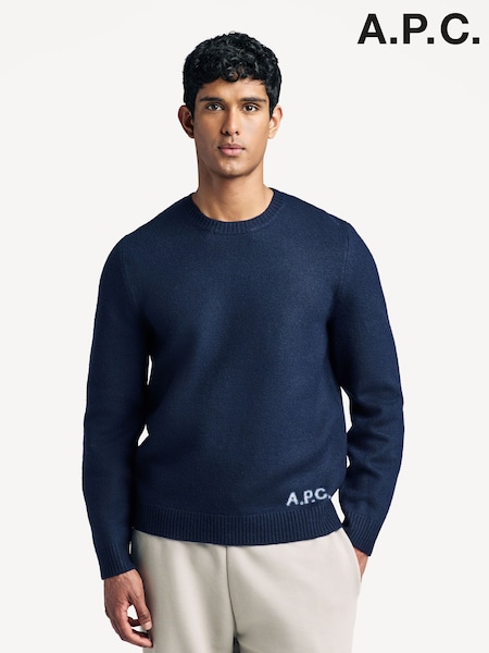 A.P.C. Blue Edward Sweater (AT6116) | AED1,747