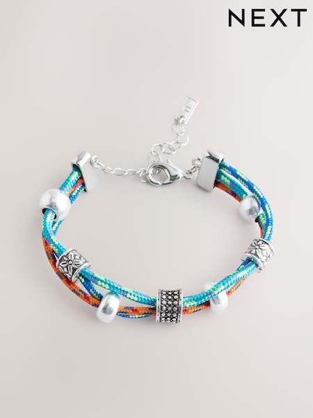 Blue/Orange Bungee Cord Bracelet (AT6255) | €13