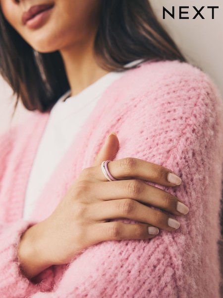 Multicoloured Enamel Ring Pack (AT6298) | €13