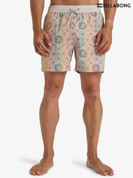 Billabong Orange Vacay Geometric Print Logo Swim Shorts (AT6308) | 2 403 грн
