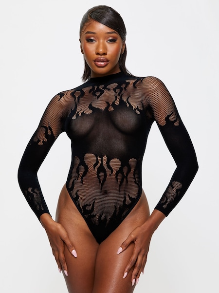 Ann Summers Flaming Desire Fishnet Body (AT6342) | 91 LEI