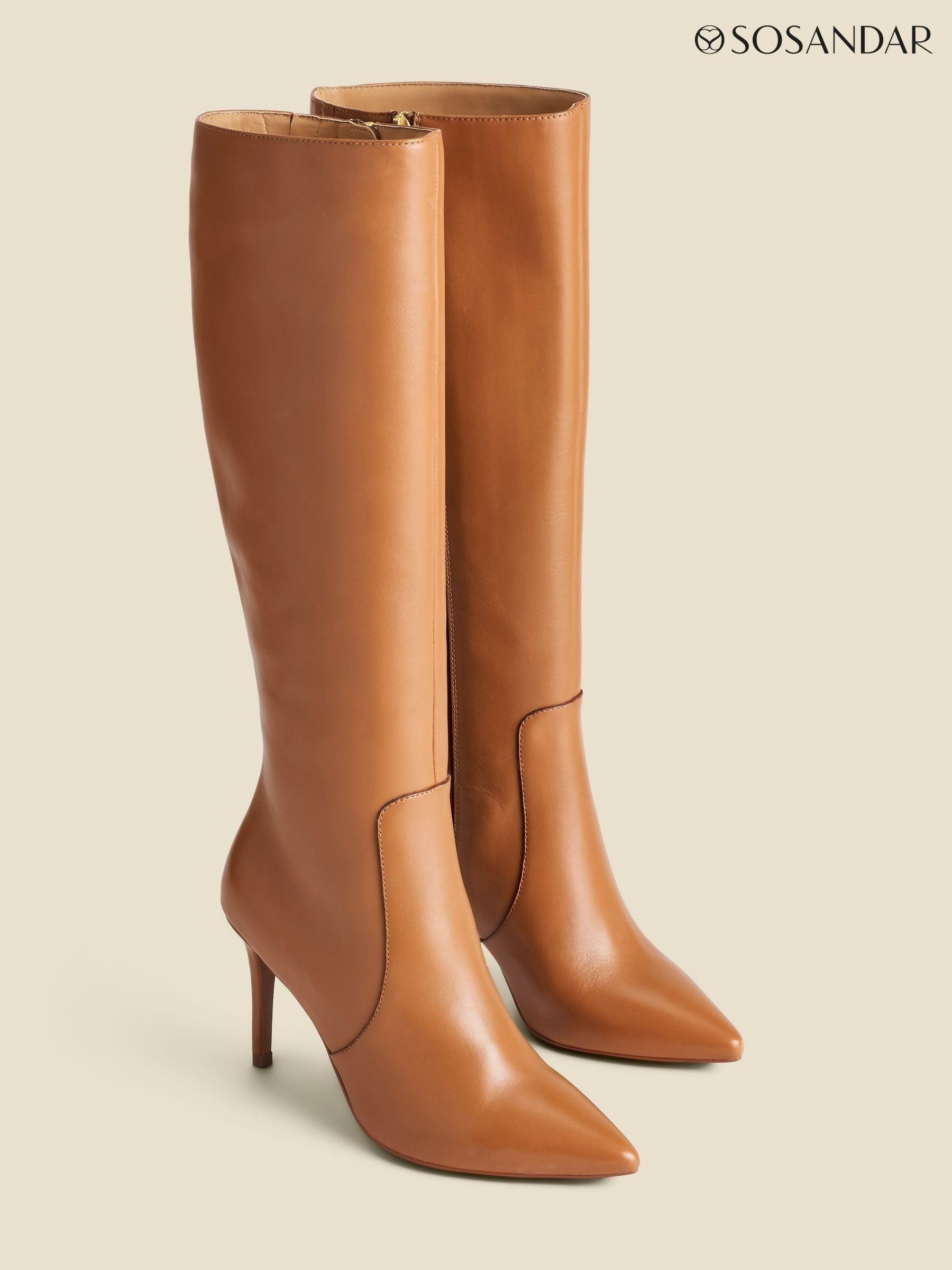 Women s Boots Natural Plain Knee High Footwear Next Luxembourg
