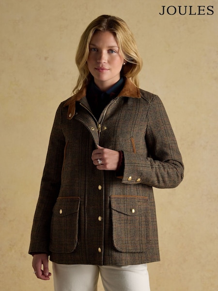 Joules Field Coat Contemporary Tweed (AT6528) | R$ 1.965