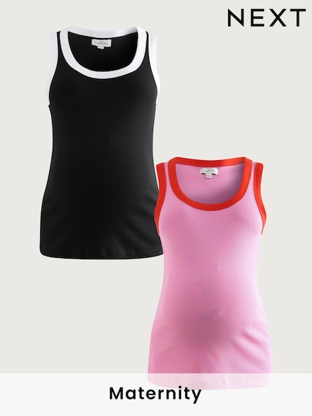 Negro/rosa - Maternity Vests 2 Pack (AT6737) | 40 €