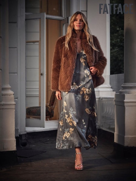 FatFace Faux Fur Coat (AT6770) | 218 €