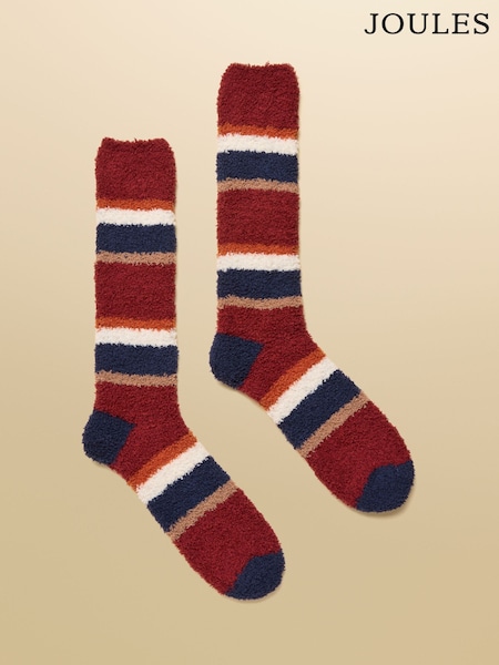 Joules Fluffy Red Socks (AT6882) | €14