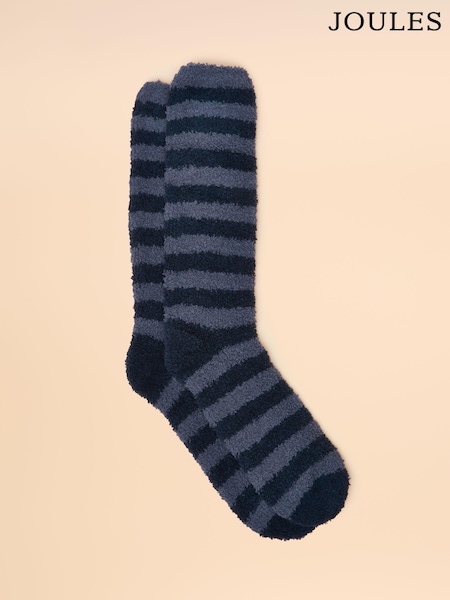 Joules Fluffy Blue Socks (AT6884) | R$ 100