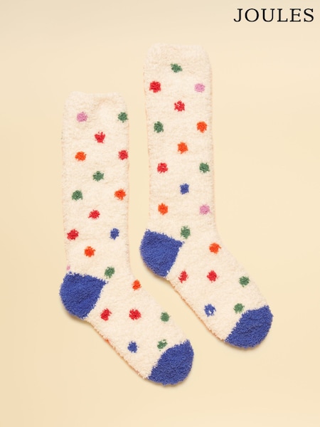 Joules Fluffy Cream Fluffy Socks (AT6934) | €13