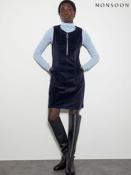 Monsoon Soha Corduroy Pinafore Dress (AT6971) | 313 LEI