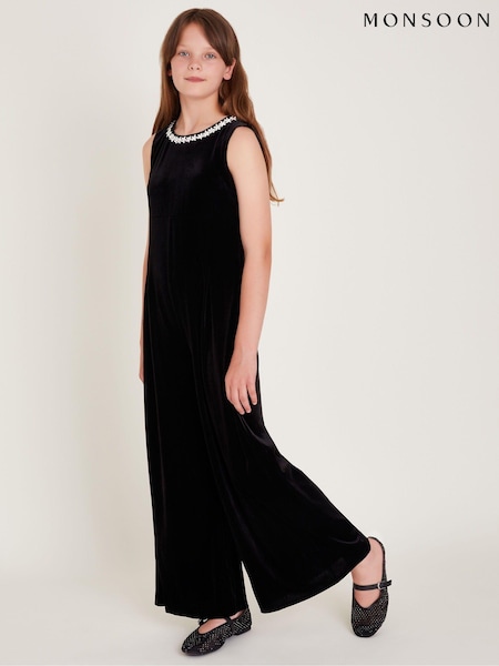 Monsoon Laurelie Bow Velour Jumpsuit (AT7012) | ‏195 د.إ.‏ - ‏ 213‏ د.إ.